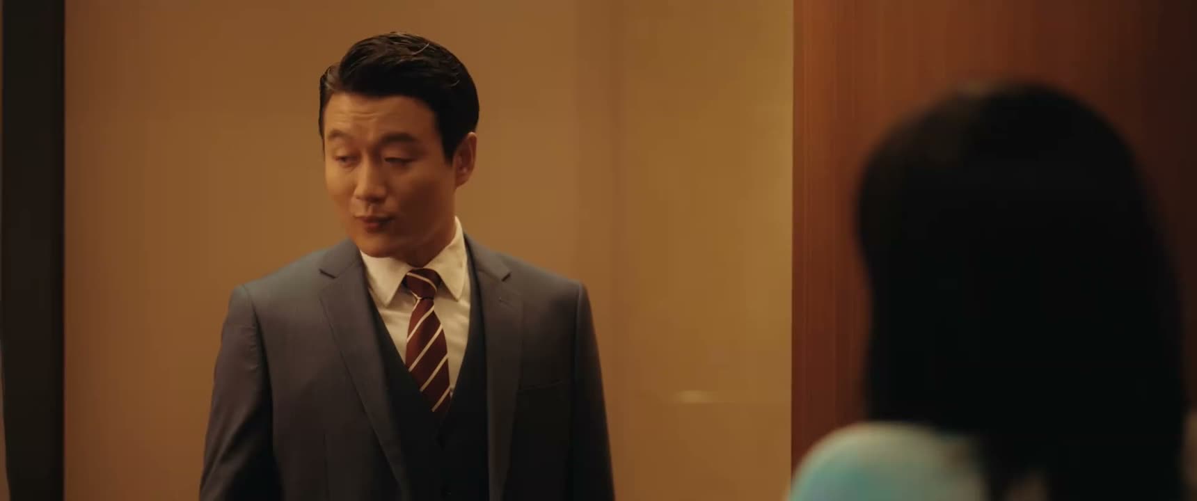我摁了门铃 以示我的尊重