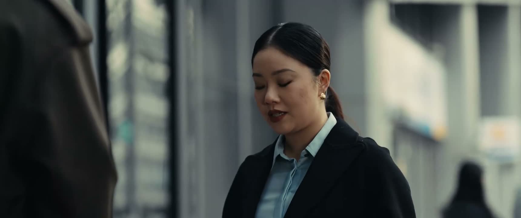 我今天鞋子有点滑 小心一点好
