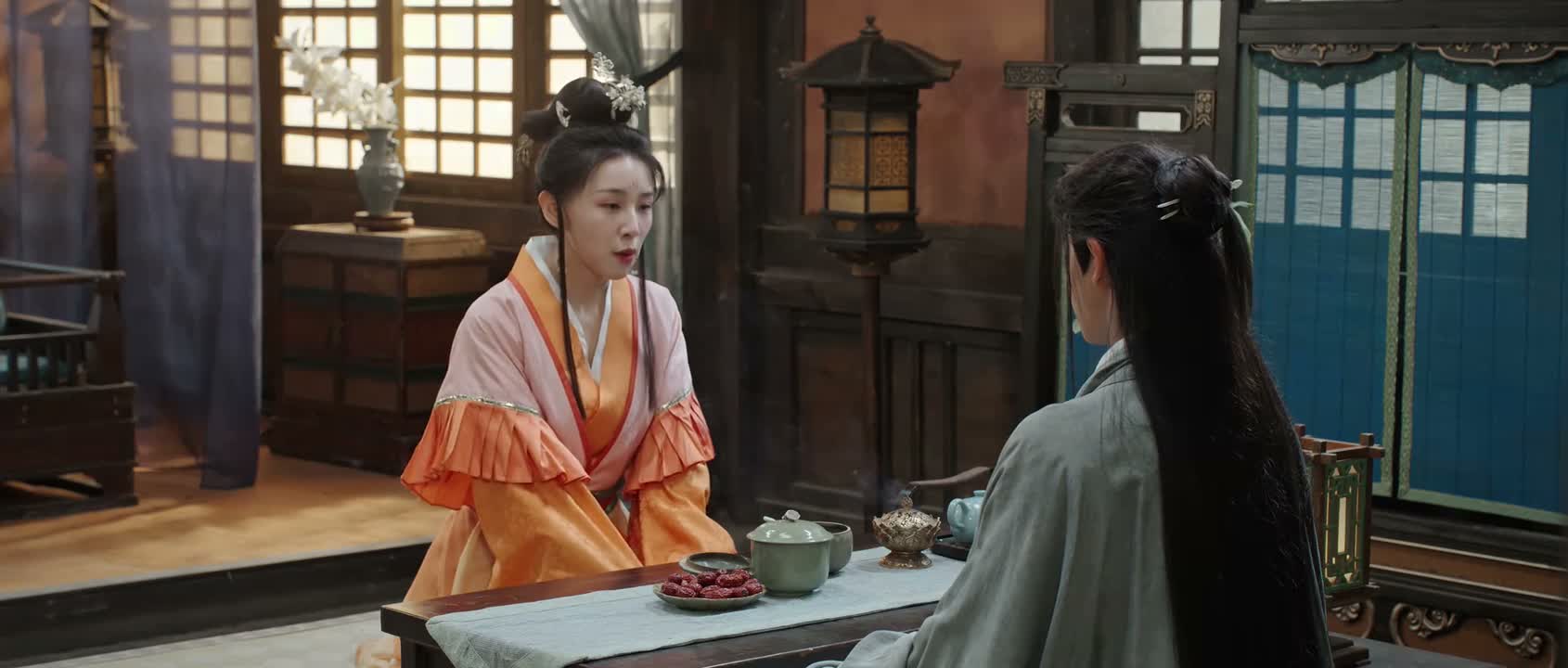 冒婆婆在温泉那备了药浴