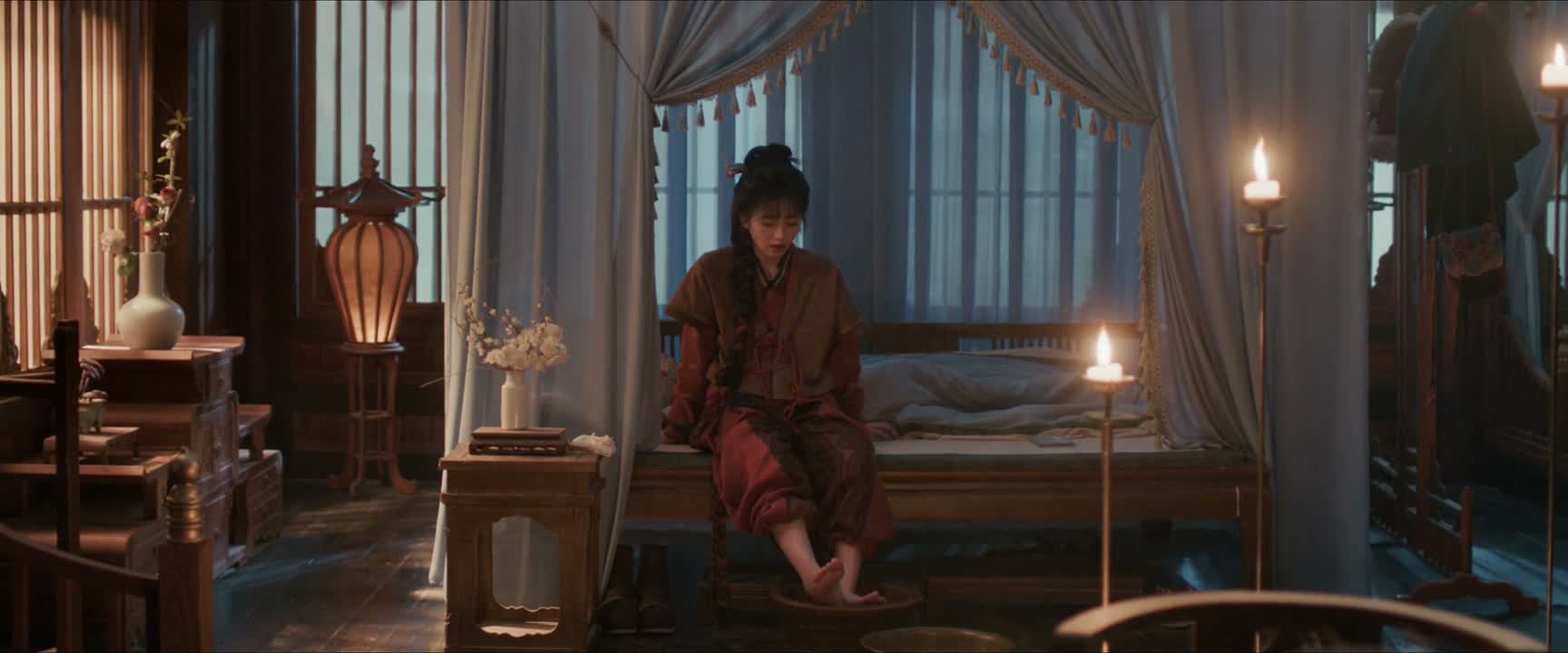 还是洗脚把他吓着了