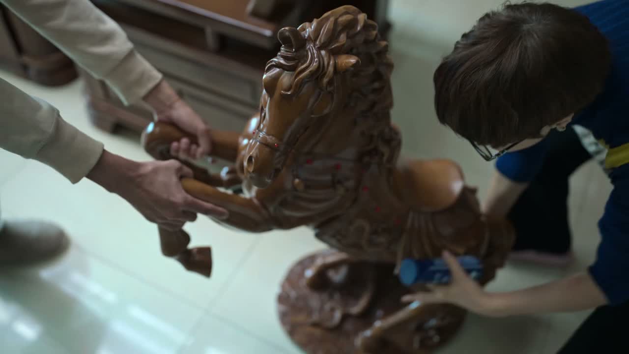 怎么这么沉哪 慢点