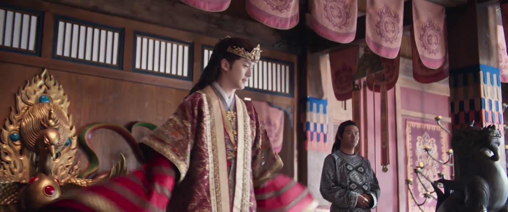 大唐宣封使进殿