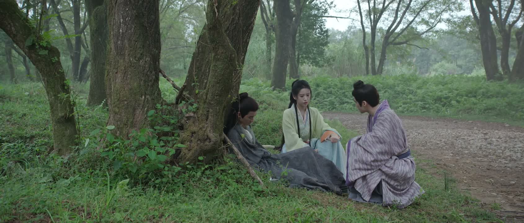 实则一直向着杨鹤影说话