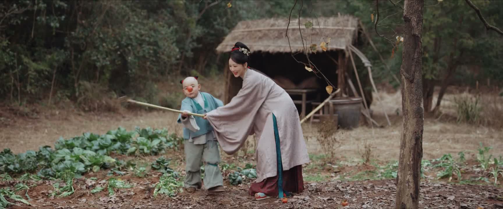 你看 掉下来了