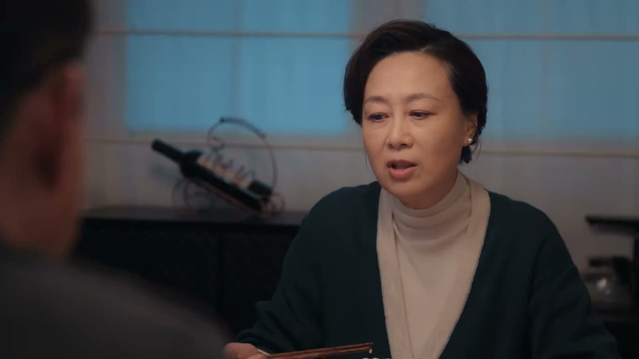 当时她一个劲地安慰我