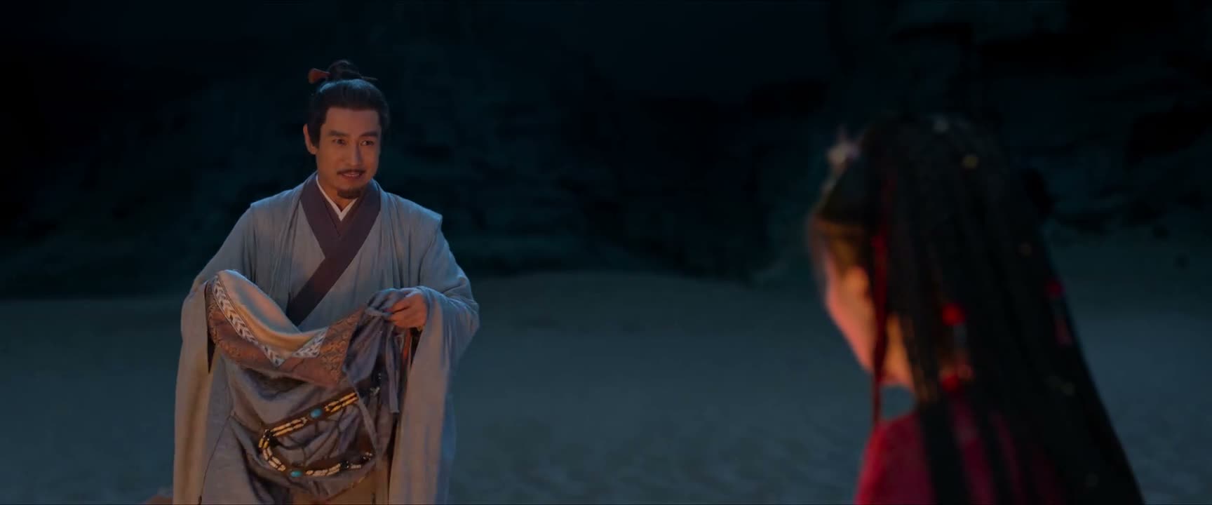仙子睡在这个睡囊里