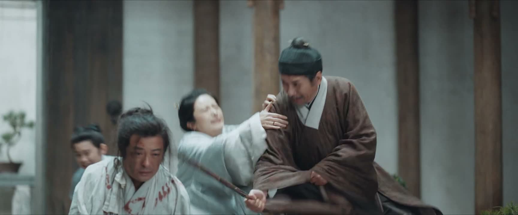 爹 不要再打了 再打就把景福给打死了