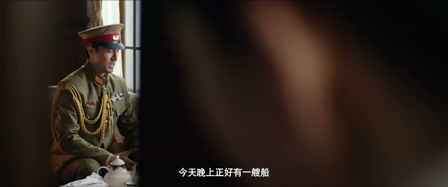 今天晚上正好有一艘船