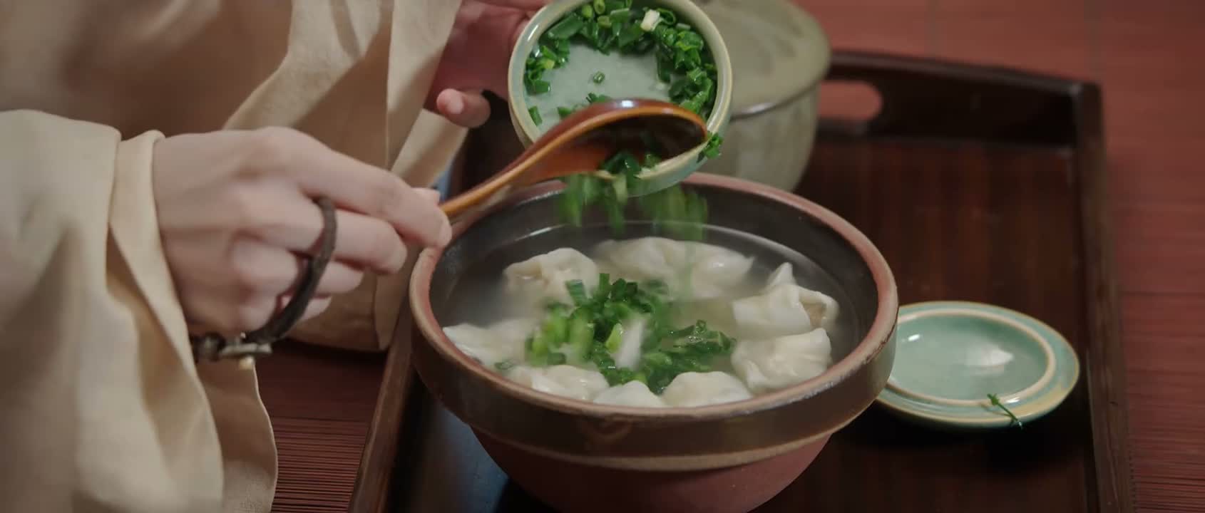 你一个馄饨没有放葱花