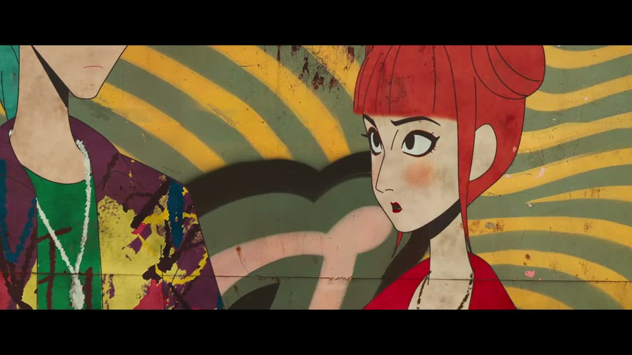 怎么还能穿到广告牌里啊？