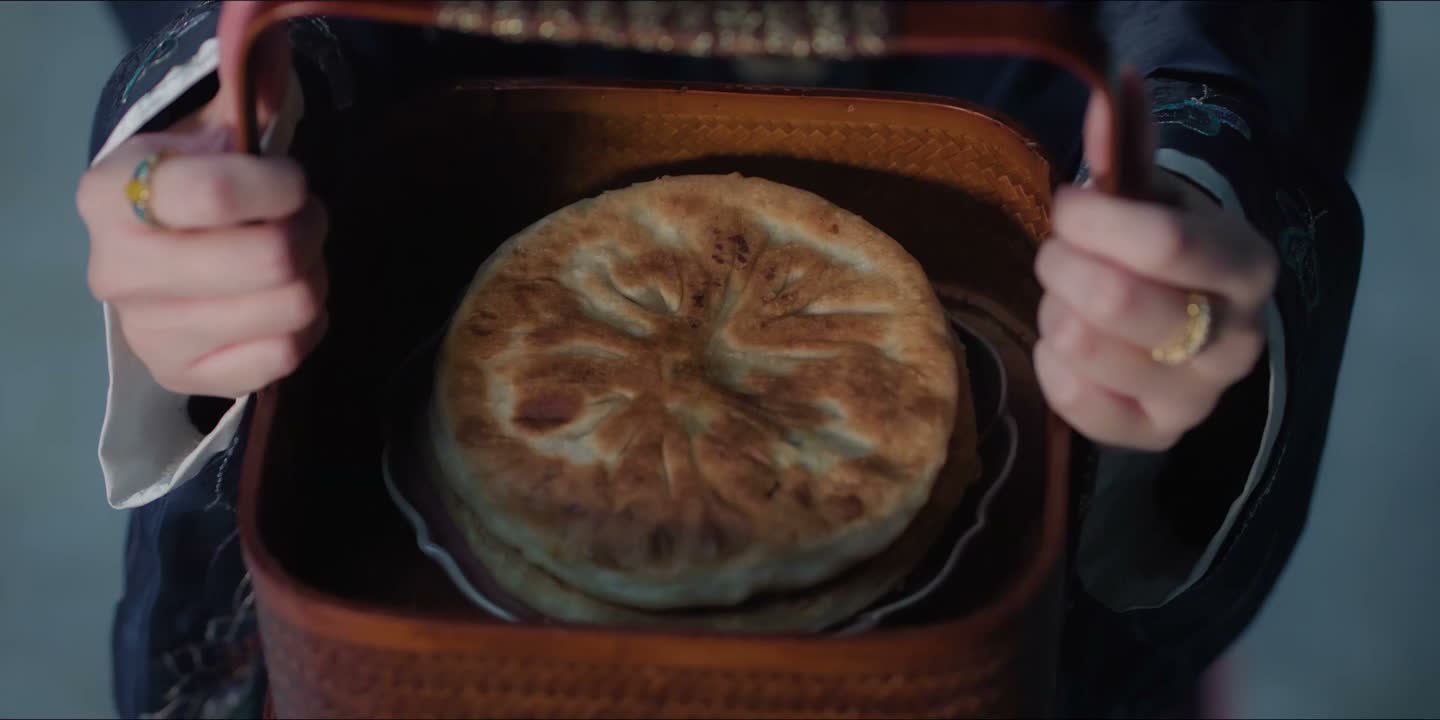 这是肉饼 快趁热吃
