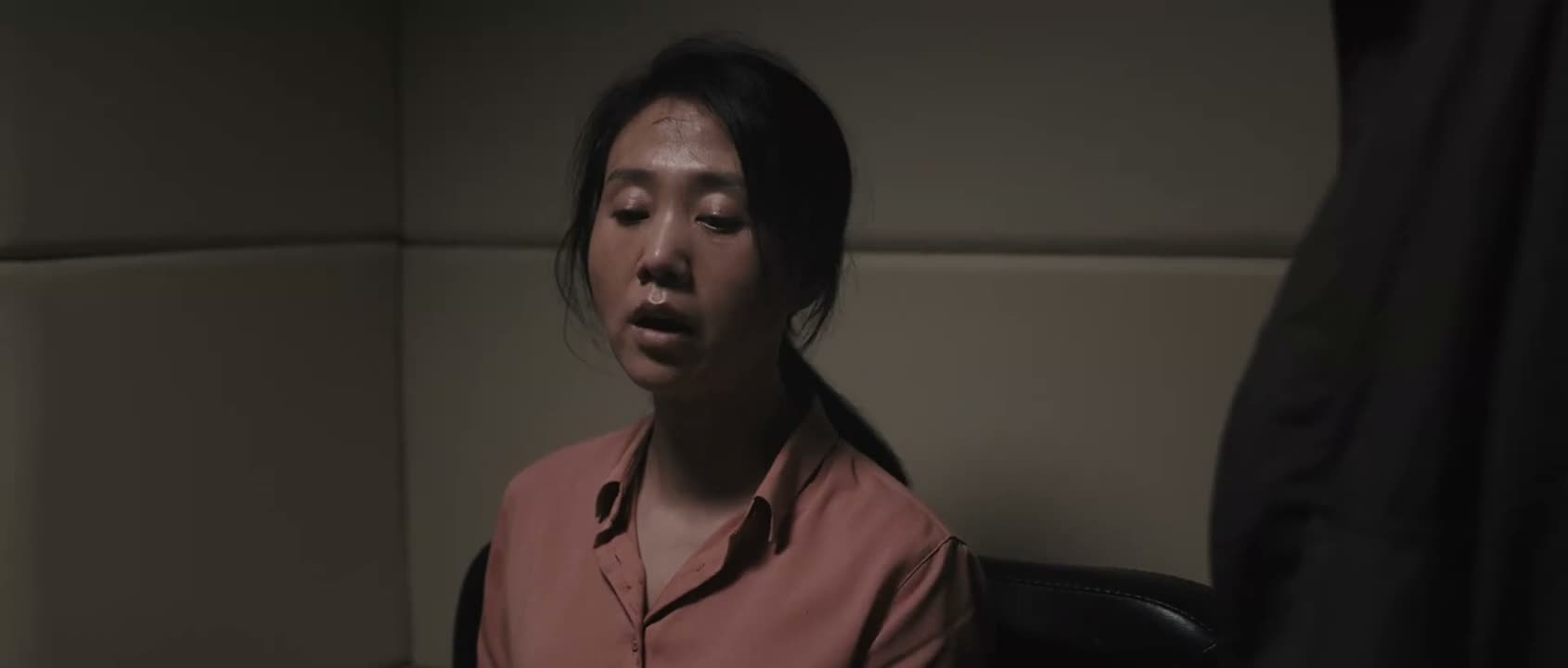 有好大一个红色的胎记