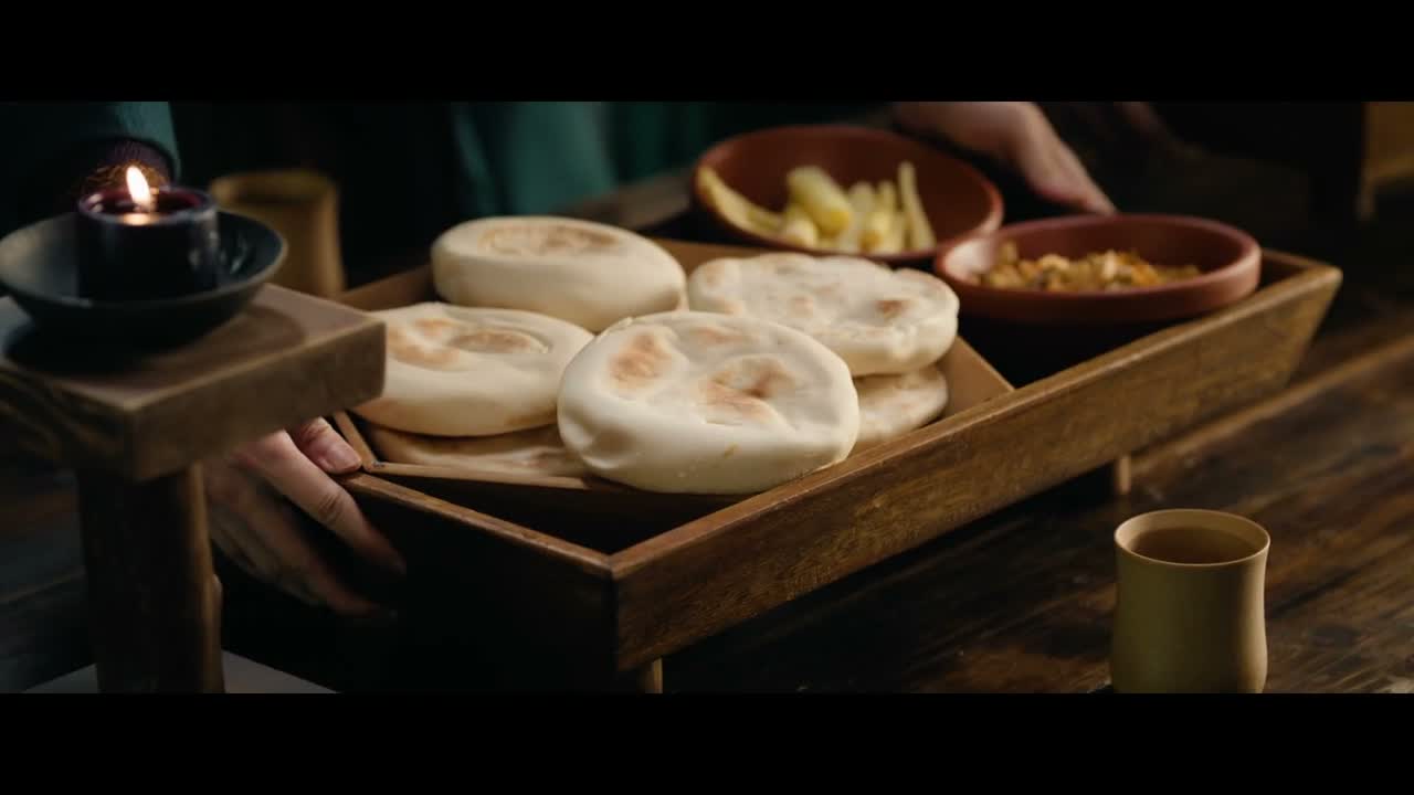 都是些粗茶淡饭