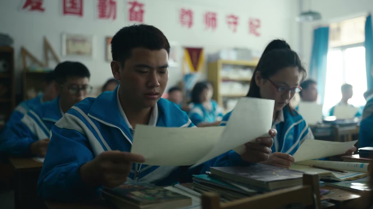 你们卡着分数线就上去了