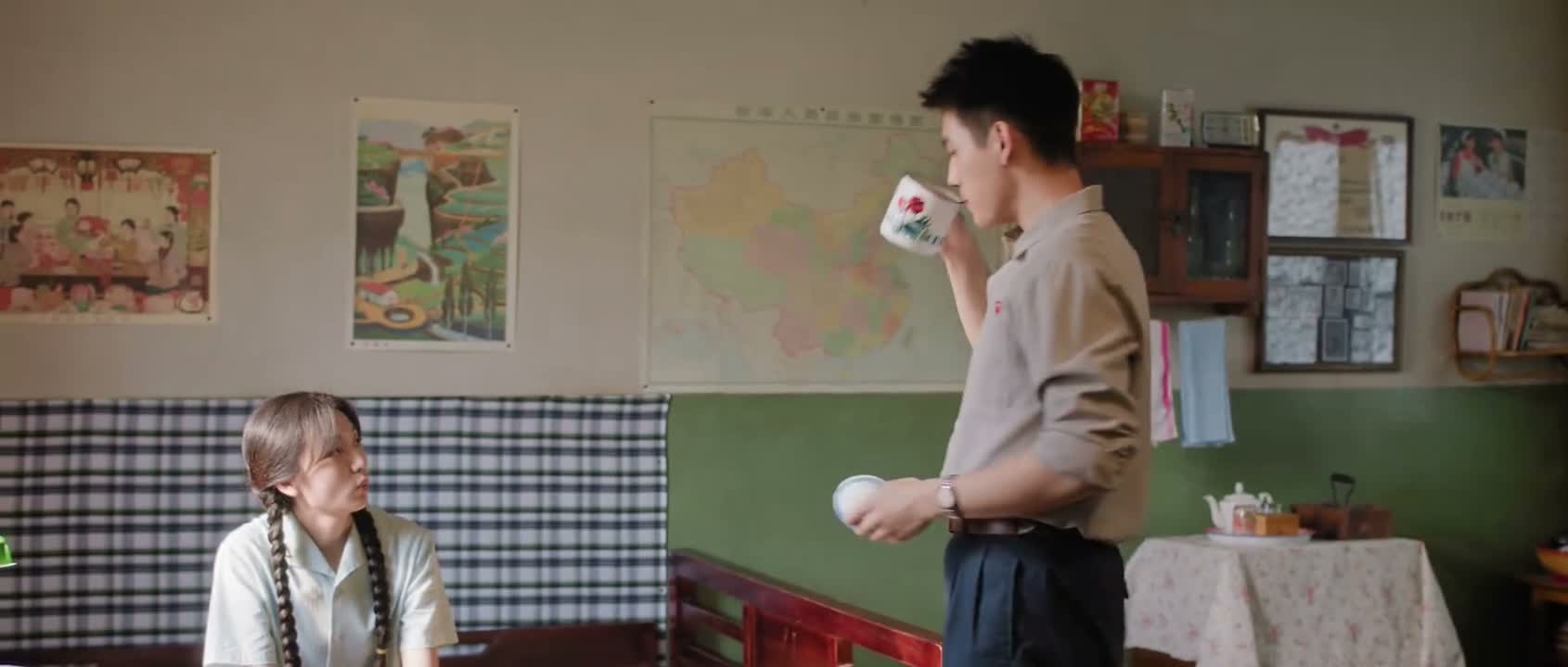 我 我送给刘姐了