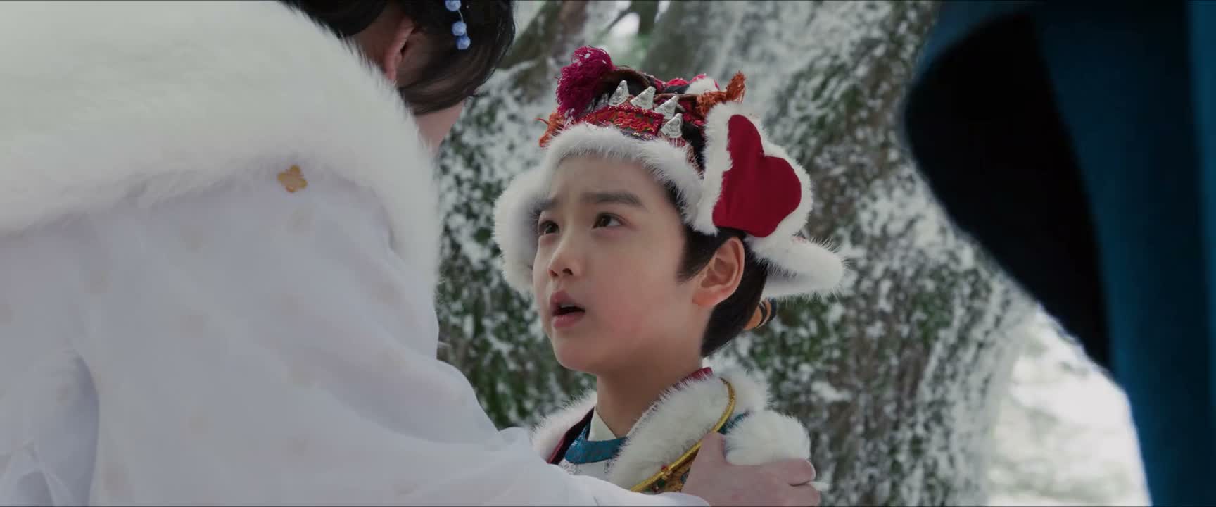 我和宁娘去打雪仗了