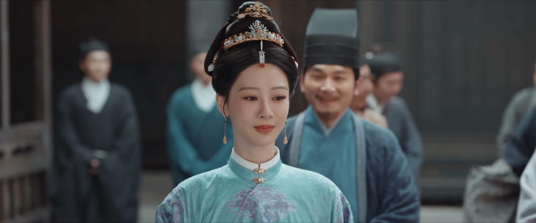祯娘 快上去接呀