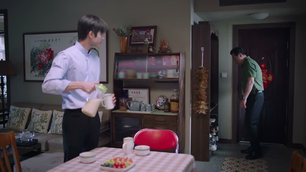 儿子 昨天晚上 睡得好吧
