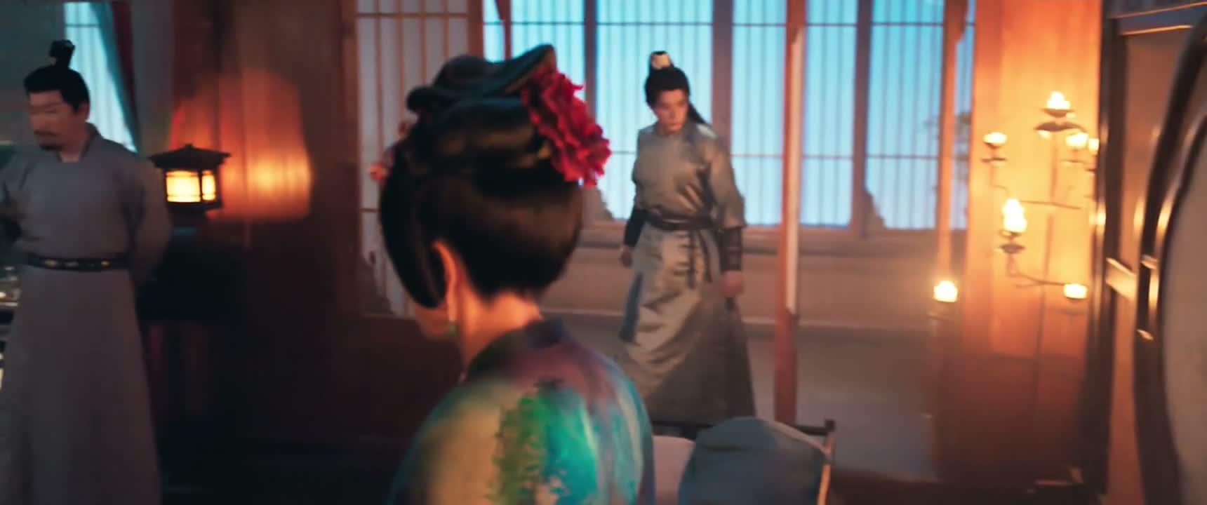 这桌上和床上略显凌乱