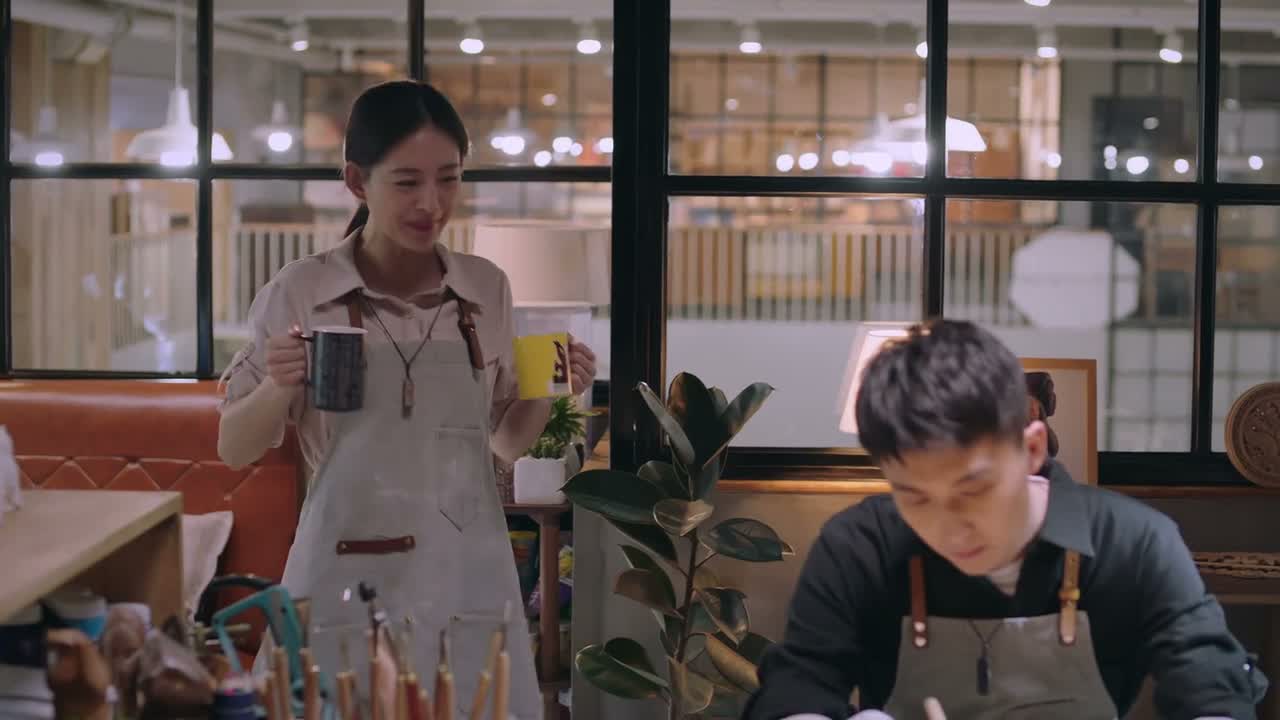 宝宝 喝咖啡 谢谢宝贝