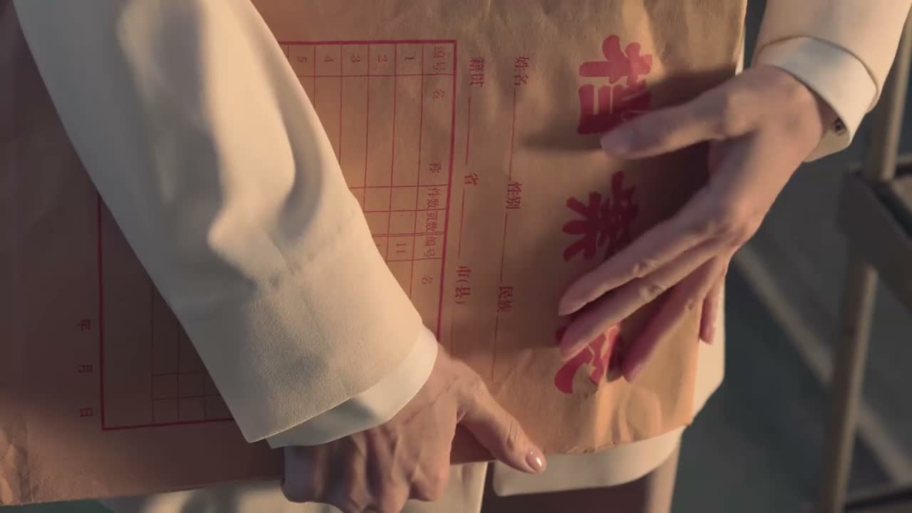 怪不得 还拿着档案呢